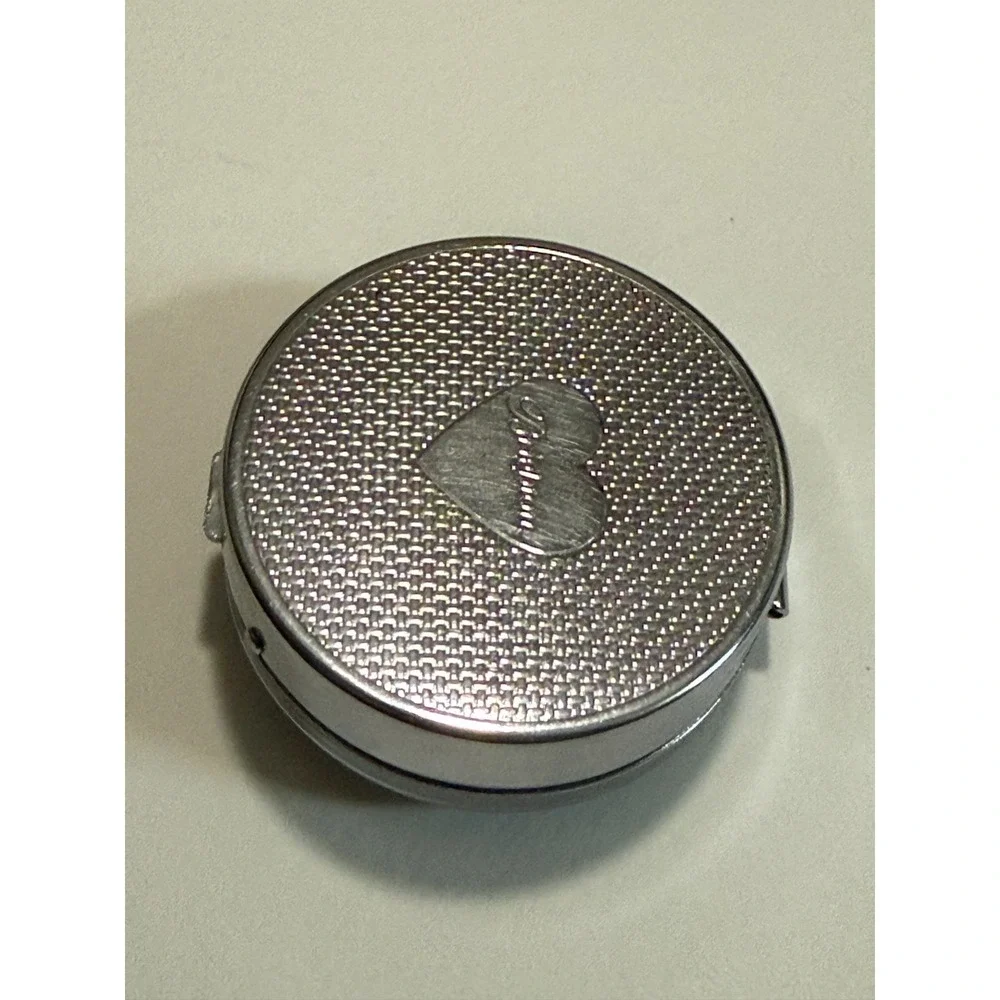Beautiful Authentic‎ Brighton Black spiral heart push button round jewelry case